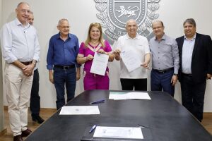 Prefeita de Fátima do Sul assinou convênio 