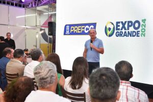 Stand da prefeitura na Expogrande oferece palestras sobre empreendedorismo e oportunidades