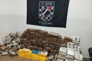 Droga apreendida durante ação da PM