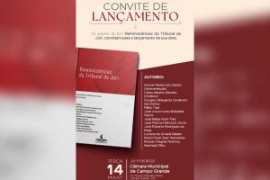 Livro 'Reminiscências do Tribunal do Júri' será lançado em maio em Campo Grande