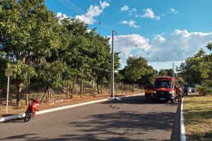 Vítima colidiu contra um poste na região do Parque do Sóter