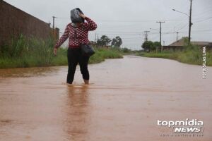 Segundo o órgão, um total de 29 cidades de Mato Grosso do Sul estão suscetíveis a desastres ocasionados por chuvas