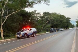 Área foi isolada pela Polícia Militar