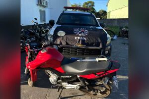 PM conseguiu recuperar a moto da vítima