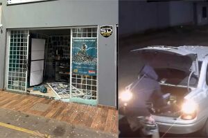 Criminosos usam carro roubado para furtar loja de ferramentas em Campo Grande