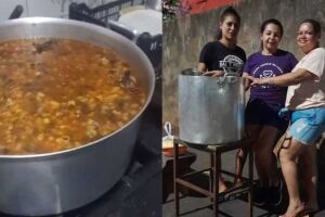 União entre amigos garante sopão para mais de 400 famílias nas Moreninhas, em Campo Grande 