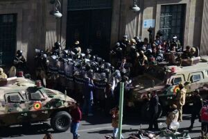 Militares ocuparam Palacio Quemado, na Bolívia