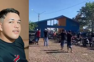 Amigos fazem 'randandan' em homenagem a jovem morto em acidente em Ribas (vídeo)