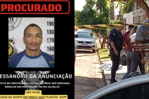 Alessandro é considerado foragido da polícia após o homicídio