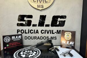 Suspeitos de venderem armas em grupo de WhatsApp são presos em Dourados (vídeo)