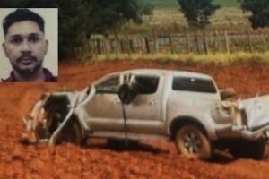 Motorista morre minutos após trocar pneu de caminhonete em Anastácio