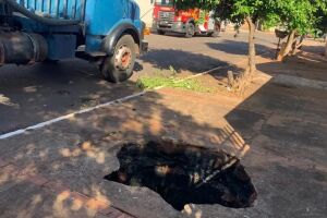 Idosos foi socorrido por equipes do Corpo de Bombeiros