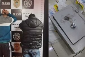 Dupla que arrombou cofres em comércios de Dourados e Fátima do Sul é presa em Bataguassu 