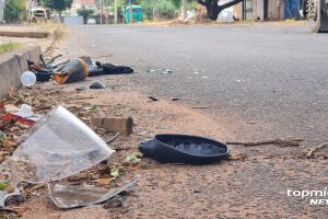 Destroços foram encontrados no local da batida