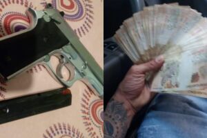 Ladrão morto em confronto com a polícia ostentava arma e dinheiro nas redes sociais