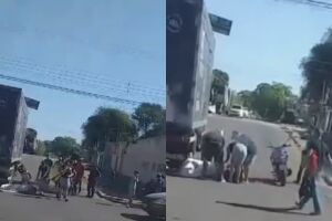 Vítima foi encaminhada ao pronto-socorro municipal