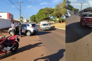 A batida aconteceu no sentido bairro - centro, no bairro Aero Rancho