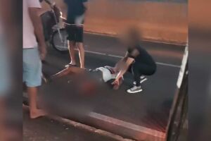 Motociclista perde a perna em acidente na Gunter Hans em Campo Grande (vídeo)