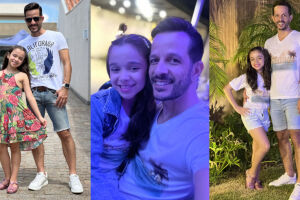 Nos desafios em ser pai, Gledson se orgulha pelo caminho que trilha ao lado da filha