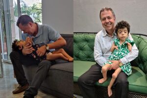 Amor Incondicional: Aurélio, um pai atípico, se sente coroado com filha especial e amor dobrado