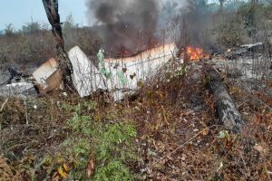 Local da queda fica em uma fazenda