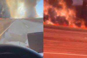 Incêndio estava em níveis assustadores