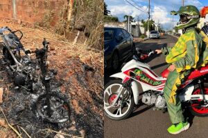 A motocicleta era usada em shows de manobras radicais, o qual Flávio Brito atua como Jacaré do Brejo