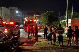 O feto foi encontrado na Rua Geraldino Martins de Barros, em frente a Alameda São José