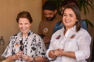 Senadora e prefeita participaram de reuniões políticas