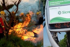 Calor e fumaça afligem Pantanal de Corumbá e Aquidauana 