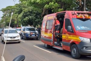 Fuga marcou acidente com motociclista fraturado na Mato Grosso 