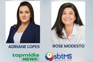 Tradicional em MS, Debate TOPMÍDIANEWS-SBT/MS reúne Adriane e Rose dia 17