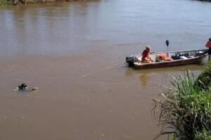 Rio onde o pescador desapareceu 