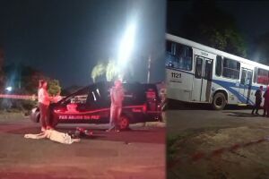 Motociclista bate em ônibus e morre no Jardim Monumento (vídeo)