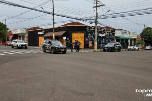 Cruzamento onde crime aconteceu no Centro de Campo Grande