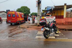 A ocorrência contou com a presença de motossocorristas do Corpo de Bombeiros