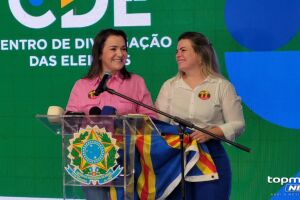 Adriane Lopes e a vice-prefeita, Camila Nascimento