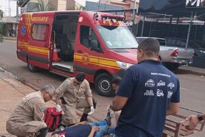 Acidente ocorreu na Rua Azulão, na Nhanhá 