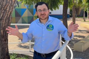 Lucas visita colegas em Dourados 