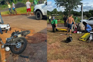 A batida aconteceu no cruzamento da Rua Tiradentes com a Rua Pascoal Bruno