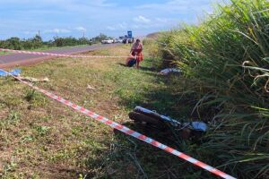 Motociclista morre após ser atingida por caminhonete na BR-163, em Dourados