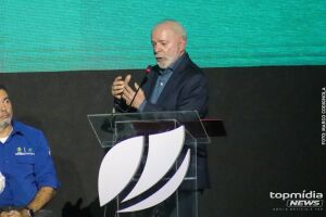 Lula participa de inauguração de fábrica em MS