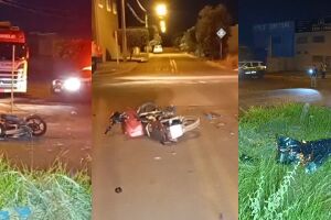 Motociclista é atingido por carro e morre em Dourados; motorista fugiu