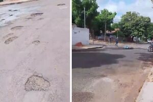 Buracos em ruas tem provocado diversos acidentes