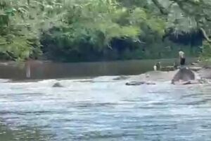 Jovem desapareceu nas águas do Rio Dourados