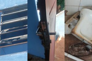 Est&aacute;dio do Vit&oacute;ria Esporte Clube &eacute; depredado por v&acirc;ndalos em Campo Grande (v&iacute;deo)