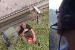 Piloto que sobreviveu a queda de helicóptero é douradense