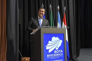 Riedel destaca integração e comércio com os países vizinhos em Seminário da Rota Bioceânica
