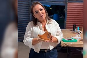 Adriane garante tudo entregue até terça-feira 
