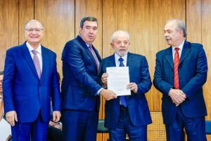 Riedel e Lula em encontro em dezembro do ano passado